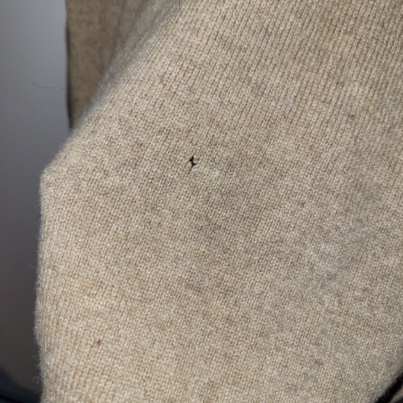 Vintage Byford Pure Virgin Wool Sweater Men’s L Brown V-Neck 90s Classic - Picture 4 of 5